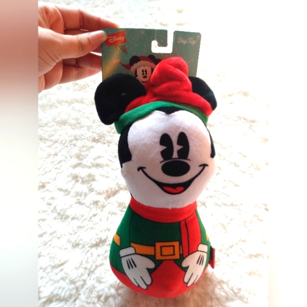 NWT Disney Mickey Mouse squeak dog toy